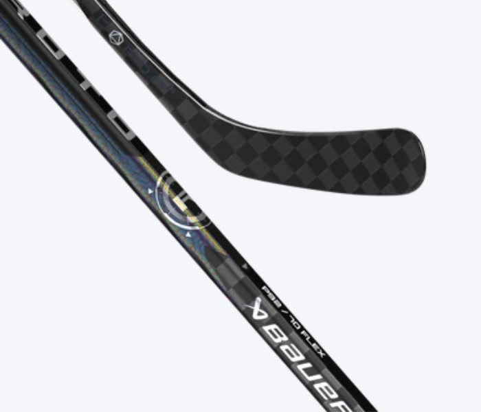 Bauer Proto-R pro stock hockey stick in black with silver graphics